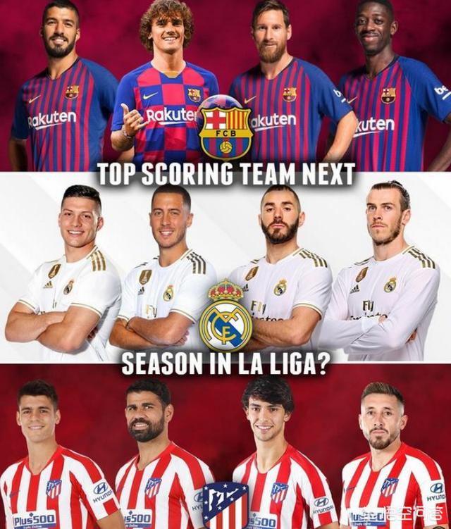 西甲冠军争夺巴萨、皇马和马竞三队